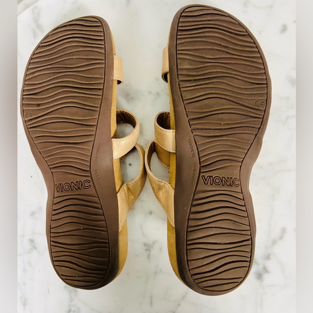 Vionic Misa Slide Sandals – Rose Gold, 8 - Picture 7 of 11